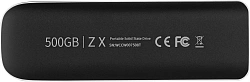 Накопитель SSD Netac USB-C 500GB NT01ZX-500G-32BK ZX черный
