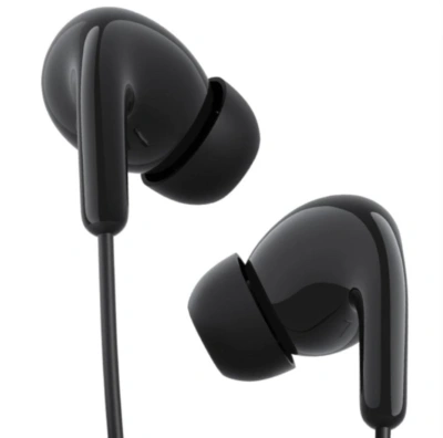 Гарнитура внутриканальные Xiaomi Type-C Earphones 1.25м черный проводные крепление за ухом (BHR8930GL)