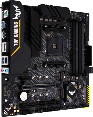 Материнская плата Asus TUF GAMING B450M-PRO II Soc-AM4 AMD B450 4xDDR4 mATX AC`97 8ch(7.1) GbLAN RAID+HDMI+DP