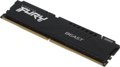 Память DDR5 32GB 6400MHz Kingston KF564C32BBE-32 Fury Beast RTL Gaming PC5-51200 CL32 DIMM 288-pin 1.4В single rank с радиатором Ret