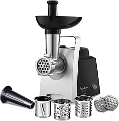 Мясорубка Moulinex ME108832 1400Вт черный/серебристый