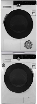 Сушильная машина Weissgauff WD 599 DC Inverter Heat Pump кл.энер.:A+++ макс.загр.:9кг белый (426593)