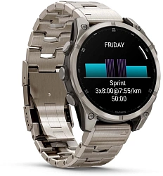 Смарт-часы Garmin Fenix fenix 8 47mm 47мм 1.4" AMOLED корп.серый рем.серый разм.брасл.:125-210мм (010-02904-40)