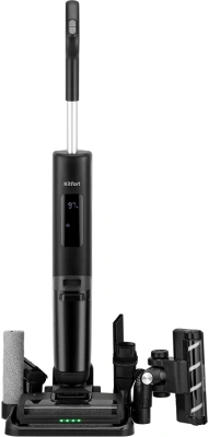 Пылесос моющий Kitfort КТ-5268 300Вт черный/серебристый