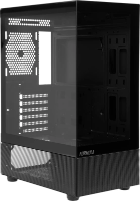 Корпус Formula Crystal Z1 черный без БП ATX 3x120mm 2xUSB2.0 1xUSB3.0 audio bott PSU
