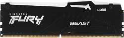 Память DDR5 2x8GB 5200MHz Kingston KF552C40BBAK2-16 Fury Beast Black RGB RTL PC5-41600 CL40 DIMM 288-pin 1.25В kit single rank с радиатором Ret