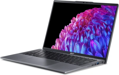 Ноутбук Acer Swift Go 14 SFG14-63-R8U9 Ryzen 5 8645HS 16Gb SSD1Tb AMD Radeon 760M 14" OLED 2.8K (2880x1800) Windows 11 Home metall WiFi BT Cam (NX.KTSCD.002)