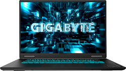 Ноутбук Gigabyte GAMING A16 PRO GA6DH Core 7 240H 32Gb SSD1Tb NVIDIA GeForce RTX5070Ti 12Gb 16" IPS WUXGA (2560x1600) без ОС black WiFi BT Cam (DXHG4KZCC4SD)