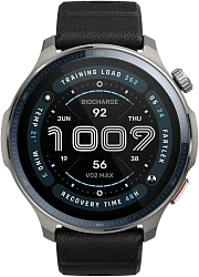 Смарт-часы Amazfit Balance 2 A2430 1.5" AMOLED корп.серый рем.черный разм.брасл.:140-210мм (6972596108955)