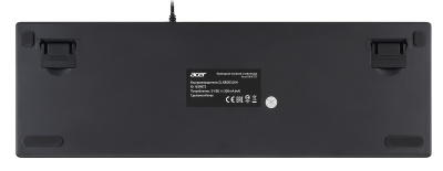 Клавиатура Acer OKW127 механическая черный USB for gamer LED (ZL.KBDEE.00H)