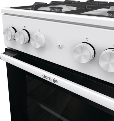 Плита Газовая Gorenje GG5A11WF белый (без крышки) реш.чугун