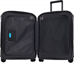 Чемодан Piquadro PQ LIGHT PREMIUM (BV4426PQLP/GRN) 40x55x20см 38л. 3.47кг. поликарбонат/алюм./натур.кожа серый