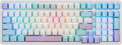 Клавиатура Acer OKW304 механическая белый USB Multimedia for gamer LED (ZL.KBDCC.01V)