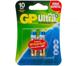 Батарея GP Ultra Plus Alkaline 24AUP LR03 AAA (2шт)