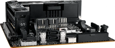 Материнская плата Asus ROG STRIX X870-I GAMING WIFI SocketAM5 AMD X870 2xDDR5 mini-ITX AC`97 8ch(7.1) 2.5Gg RAID+HDMI