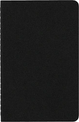 Блокнот Moleskine CAHIER JOURNAL QP312 Pocket 90x140мм обложка картон 64стр. клетка черный (3шт)