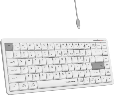 Клавиатура A4Tech Fstyler FBX53C белый USB беспроводная BT/Radio slim Multimedia (FBX53C)