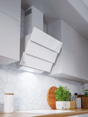 Вытяжка каминная Lex Rio GS 600 белый управление: сенсорное (1 мотор)