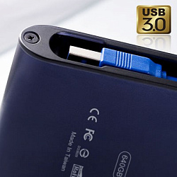Жесткий диск Silicon Power USB3.0 1TB SP010TBPHDA80S3B A80 Armor 2.5" синий