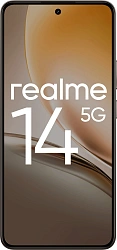Смартфон Realme RMX5070 14 5G 256Gb 8Gb черный моноблок 3G 4G 2Sim 6.67" 1080x2400 Android 15 50Mpix 802.11 a/b/g/n/ac/ax NFC GPS GSM900/1800 GSM1900 Protect