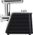 Мясорубка Polaris PMG 2546 2500Вт черный/серебристый