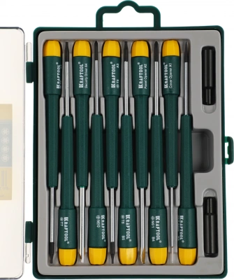 Набор отверток Kraftool 25616-H12 в компл.:12 предметов жесткий кейс