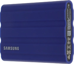 Накопитель SSD Samsung Original USB-C 1Tb MU-PE1T0R/WW Shield T7 1.8" синий