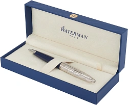 Ручка шариков. Waterman Carene L`Essence du Bleu (2166425) LaqBlue CT M син. черн. подар.кор.
