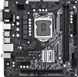 Материнская плата Asrock H510M-HVS R2.0 Soc-1200 Intel H510 2xDDR4 mATX AC`97 8ch(7.1) GbLAN+VGA+HDMI