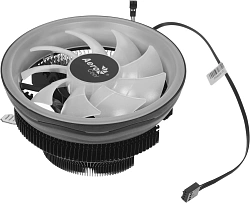 Устройство охлаждения(кулер) Aerocool Core Plus ARGB Soc-AM5/AM4/1200/1700/1851 черный 4-pin 15-25dB Al 110W 305gr Ret (CORE PLUS ARGB PWM 4P)