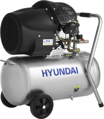 Компрессор поршневой Hyundai HYC 40250LMS масляный 400л/мин 50л 2200Вт серебристый/черный