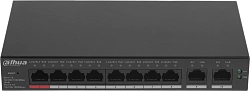 Коммутатор Dahua DH-CS4010-8GT-110 (L2) 10x100Мбит/с 8PoE 110W управляемый
