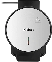 Вафельница Kitfort КТ-5616 1000Вт черный/серебристый