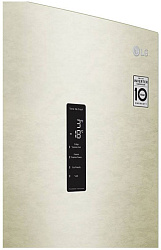 Холодильник LG GA-B459MESL 2-хкамерн. бежевый глянц. инвертер