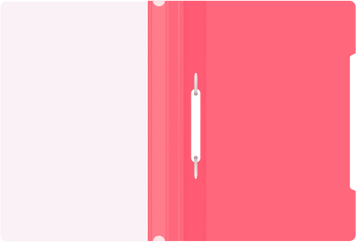 Папка-скоросшиватель Бюрократ -PS20PINK A4 прозрач.верх.лист пластик розовый 0.12/0.16