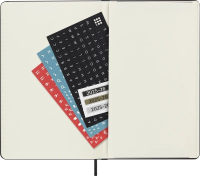 Ежедневник Moleskine ACADEMIC Large 130х210мм датир.18мес 592стр. черный