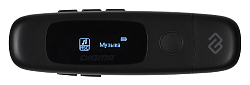 Плеер Flash Digma U4 8Gb черный/0.91"/FM/microSDHC