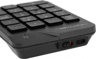 Числовой блок + мышь A4Tech Fstyler FG1600C Air клав:серый мышь:серый/черный USB беспроводная slim (FG1600C)