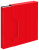 Папка с 80 прозр.вклад. Бюрократ DeLuxe DLVBOX80RED A4 пластик 0.7мм красный в коробе