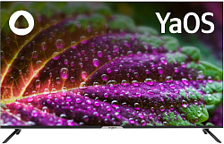 Телевизор LED Hyundai 50" H-LED50BU7003 Яндекс.ТВ Frameless черный 4K Ultra HD 60Hz DVB-T DVB-T2 DVB-C DVB-S DVB-S2 USB WiFi Smart TV