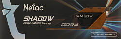 Память DDR4 16GB 3200MHz Netac NTSDD4P32SP-16Y Shadow RTL Gaming PC4-25600 CL16 DIMM 288-pin 1.35В с радиатором Ret