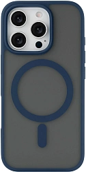 Чехол (клип-кейс) uBear для Apple iPhone 16 Pro Cloud with MagSafe синий (CS432DB63PMT-I24M)