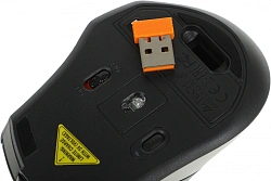 Мышь A4Tech Fstyler FB35C серый/черный оптическая 2000dpi беспров. BT/Radio USB 6but (FB35C SMOKY GREY)