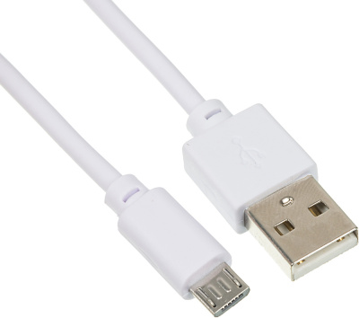 Кабель Digma MICROUSB-0.15M-WH USB (m)-micro USB (m) 0.15м белый