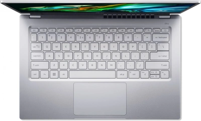 Ноутбук Acer Swift Go 14 SFG14-41-R466 Ryzen 5 7530U 8Gb SSD512Gb AMD Radeon Graphics 14" IPS FHD (1920x1080) Windows 11 Home silver WiFi BT Cam (NX.KG3CD.001)