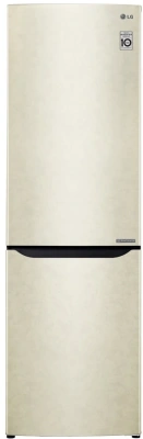 Холодильник LG GA-B419SEJL 2-хкамерн. бежевый глянц. инвертер