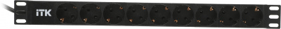 Блок распределения питания ITK PH22-9D1-P гор.размещ. 9xSchuko базовые 16A Schuko 2м
