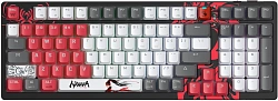 Клавиатура A4Tech Bloody WS98 Naraka механическая серый/красный USB беспроводная BT/Radio Multimedia for gamer LED (WS98)