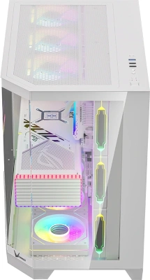 Корпус Formula Crystal Z6 Floe белый без БП ATX 4x120mm 2xUSB3.0 audio bott PSU