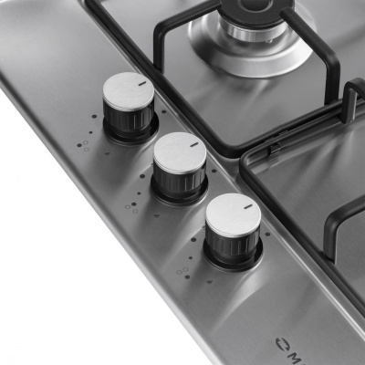 Газовая варочная поверхность Maunfeld EGHS.43.3STS-ES/G нержавеющая сталь